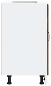 vidaXL mosdóaljzatos szekrény Lucca füstölt tölgy fűrészáru műfa