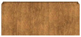 vidaXL ültető rozsdás 200x40x80 cm időjárásálló acélból