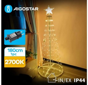 Aigostar B.V. Aigostar-LED Karácsonyi kültéri dekoráció LED/3,6W/31/230V 2700K 180cm IP44 AI0504