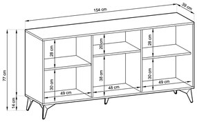 PM DIAMOND K154 komód