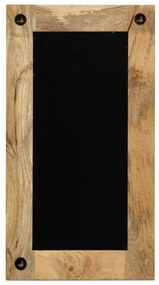tömör mangófa keretű tükör 50 x 110 cm