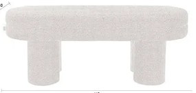 Barna buklé pad Fern – Dutchbone