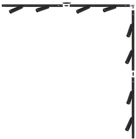 Zuma Line 3588 - LULU sínrendszerhez készült spotlámpa 8xGU10/35W/230V, fekete