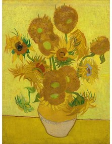 Reprodukciós kép 30x40 cm Sunflowers, Vincent van Gogh – Fedkolor