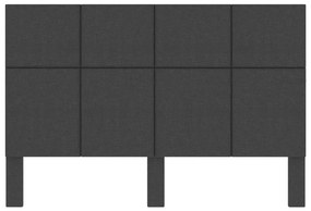 sötétszürke szövet fejvég 180 x 200 cm