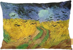 Búzamező párna hollókkal Vincent Van Gogh