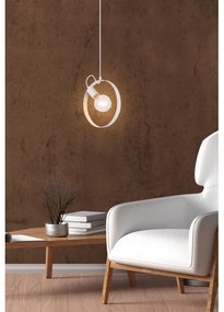 Csillár zsinóron NEXO 1xE27/40W/230V rózsaszín