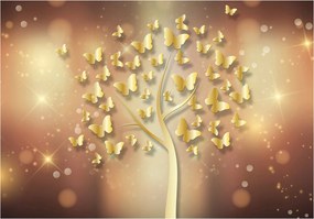 Fotótapéta Fa Pillangók Fotótapéta Ragasztó 312 x 219