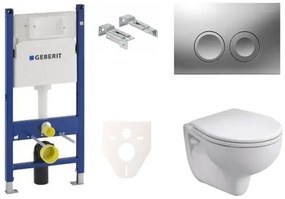 Kedvező árú Geberit fali WC készlet könnyű falakhoz / fal előtti beépítéshez + WC Kolo Rekord SIKOGES7K3