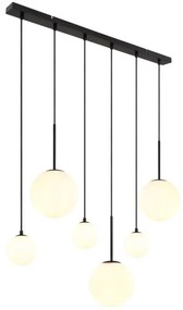 Globo 15168-6 - Csillár zsinóron HALLIE 3xE27/9W/230V + 3xG9/5W
