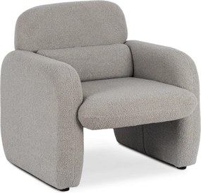 Pihenőfotel szürke színben, bouclé kárpittal TOGO