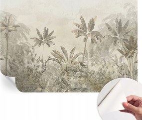 Fotótapéta Öntapadós Design Divatos Trópusi dzsungel 104x70 cm