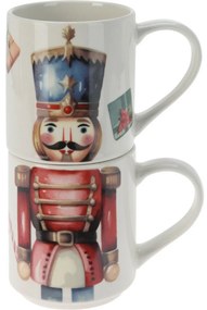 2 db-os bögrés készlet Diótörő, 265 ml, porcelán