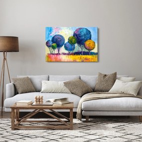 Kupolafák képe, olajfestmény (90x60 cm)