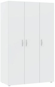 BASIC Ruhásszekrény Fehér Színben 110 cm 3D