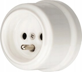 Falra szerelhető kerámia aljzat földelt fehér Ledigo 04MP New