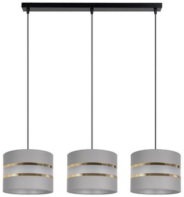 Belis Csillár zsinóron CORAL 3xE27/60W/230V szürke BE0653