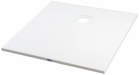 Cagliari White 80x80x2,6 cm szögletes, SMC zuhanytálca szifonnal