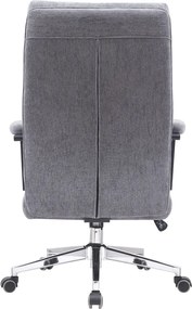Irodai szék, szürke/króm, ZAVIER