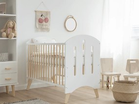 AMI nábytek BABY DREAM gyerek ágy 60x120cm fenyő/fehér
