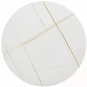 Espero asztal kerek 80cm fehér/fekete