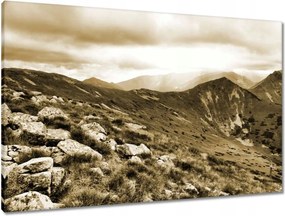 Vászonkép 90x60 Tátra Lengyel hegyek Kilátás