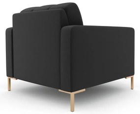 Sötétszürke fotel Bali – Cosmopolitan Design