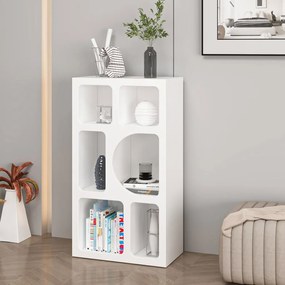 Bohem könyvespolc, fehér, 50 cm – TR506MNR1553