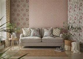 Esselle Home A La Mode Artisan Weave mályva-rózsaszín egyszínű szövet hatású vlies tapéta – 100010EH