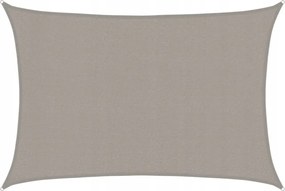 Napvitorla, 160 g/m², világosszürke, 3x4,5 m, Hdpe