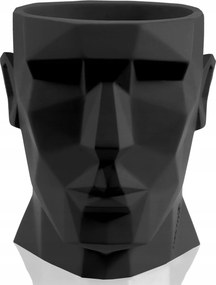 Apollo virágtartó fekete Matt Poli 12cm Dekoratív figura