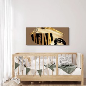 Kép - Absztrakció aranybarna N⁰2 (120x50 cm)