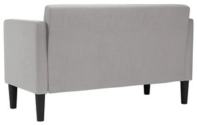 vidaXL felhőszürke szövet loveseat kanapé 111 cm