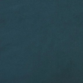 vidaXL kétszemélyes kék bársony kanapéágy két párnával