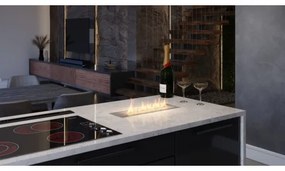 InFire - Beépített BIO kandalló 5,5x50 cm 3kW króm