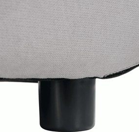 Ülőgarnitúra, világosszürke/púderrózsaszín, szövet, balos, BRATO