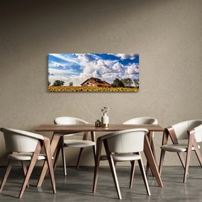 Napraforgó mező képe (120x50 cm)