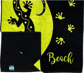 SALINA Strandtörölköző zöld 165x90cm