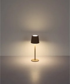 Globo 58482S-LED VAN. asztali lámpa 12W/5V 2200mAh IP44 krém, töltővel