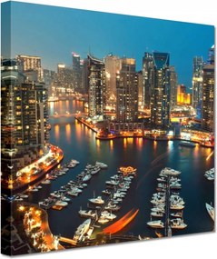 Festmények 20x20 Dubai éjszaka