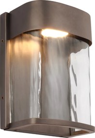 ELSTEAD FE-BENNIE-S-ANBZ BENNIE Modern Kültéri Fali Lámpa Barna LED IP44
