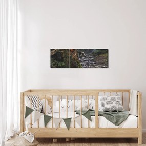Kép - Az erdőben (órával) (90x30 cm)