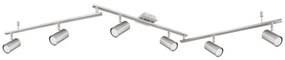 Globo 57910-6 - spotlámpa ROBBY 6xGU10/35W/230V matt króm