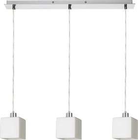 RENDL DADOS III 60 závěsná opálové sklo/chrom 230V LED E27 3x11W