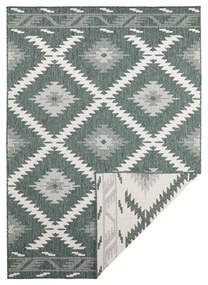 Malibu zöld-krémszínű kültéri szőnyeg, 170 x 120 cm - NORTHRUGS