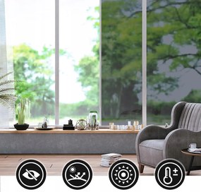 Ablakfólia, napvédelem,tükör, öntapadós 45-200