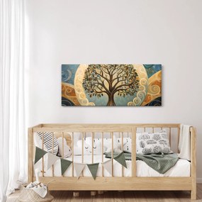 Kép – Életfa és spirálok (120x50 cm)