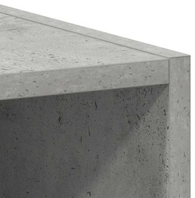 betonszürke szerelt fa függő szekrény 20x29,5x60 cm