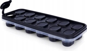 Szilikon Jégkockatartó Forma Fedővel 12 Db-os