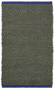 Sötétzöld juta szőnyeg 50x80 cm Notes – Mette Ditmer Denmark